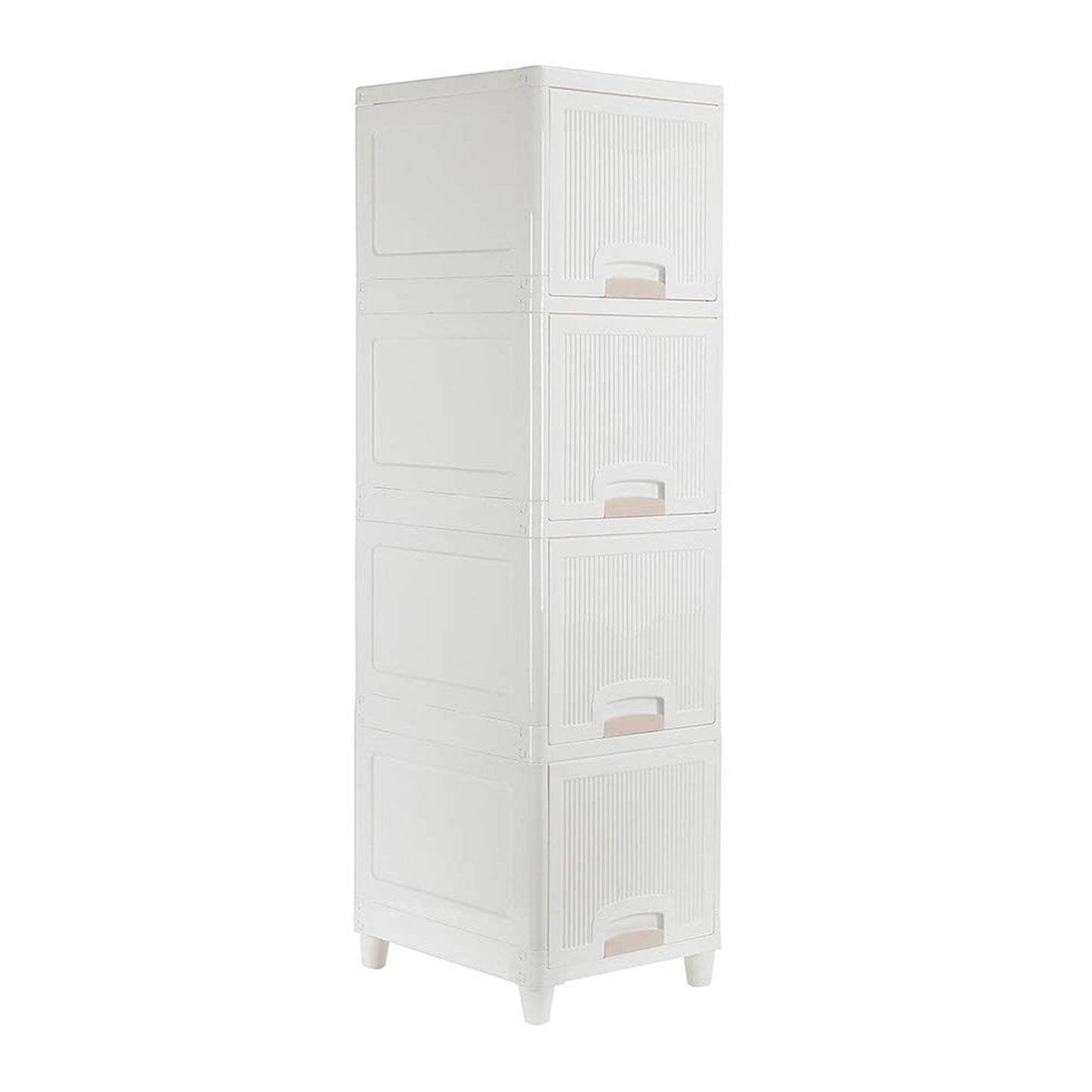 Multipurpose Storage Cabinet Storage Solutions Plastic Drawers Multi Layer Wardrobe Storage Drawers Foldable Multipurpose Drawer Units For Kitchen Bathroom Bedroom Cloth (4 Layer) Default Title - Anthro Bazaar