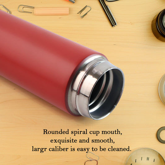 Red Vacuum Insulated Water Bottle (1 Pc 500ml) Default Title - Anthro Bazaar