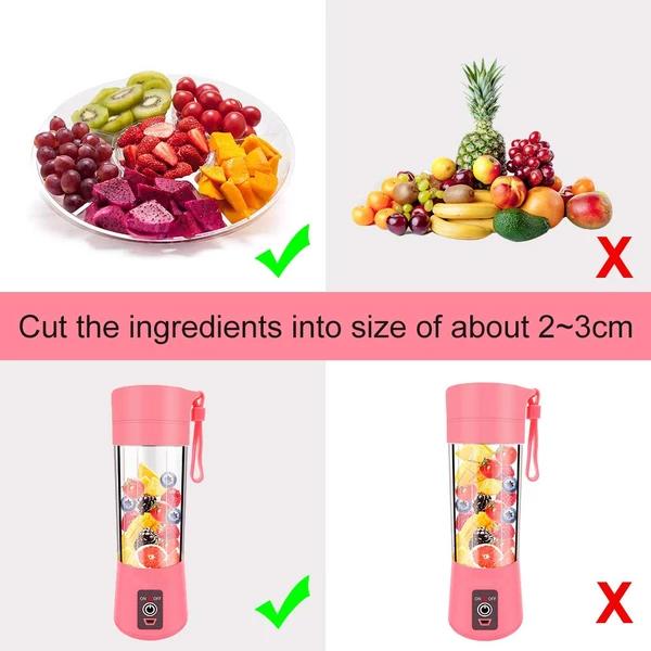 133 Portable Usb Electric Juicer - 6 Blades (Protein Shaker) Default Title - Anthro Bazaar