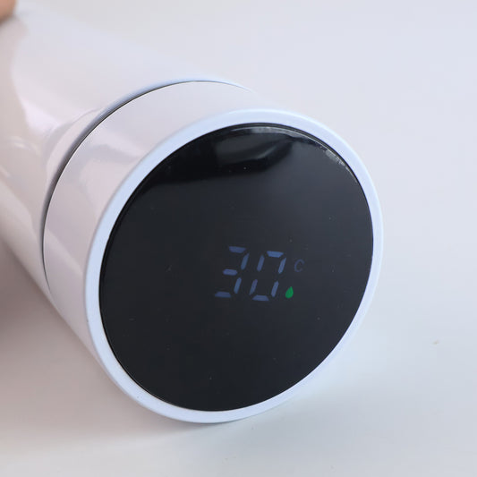 White Vacuum Insulated Water Bottle (1 Pc 500ml) Default Title - Anthro Bazaar