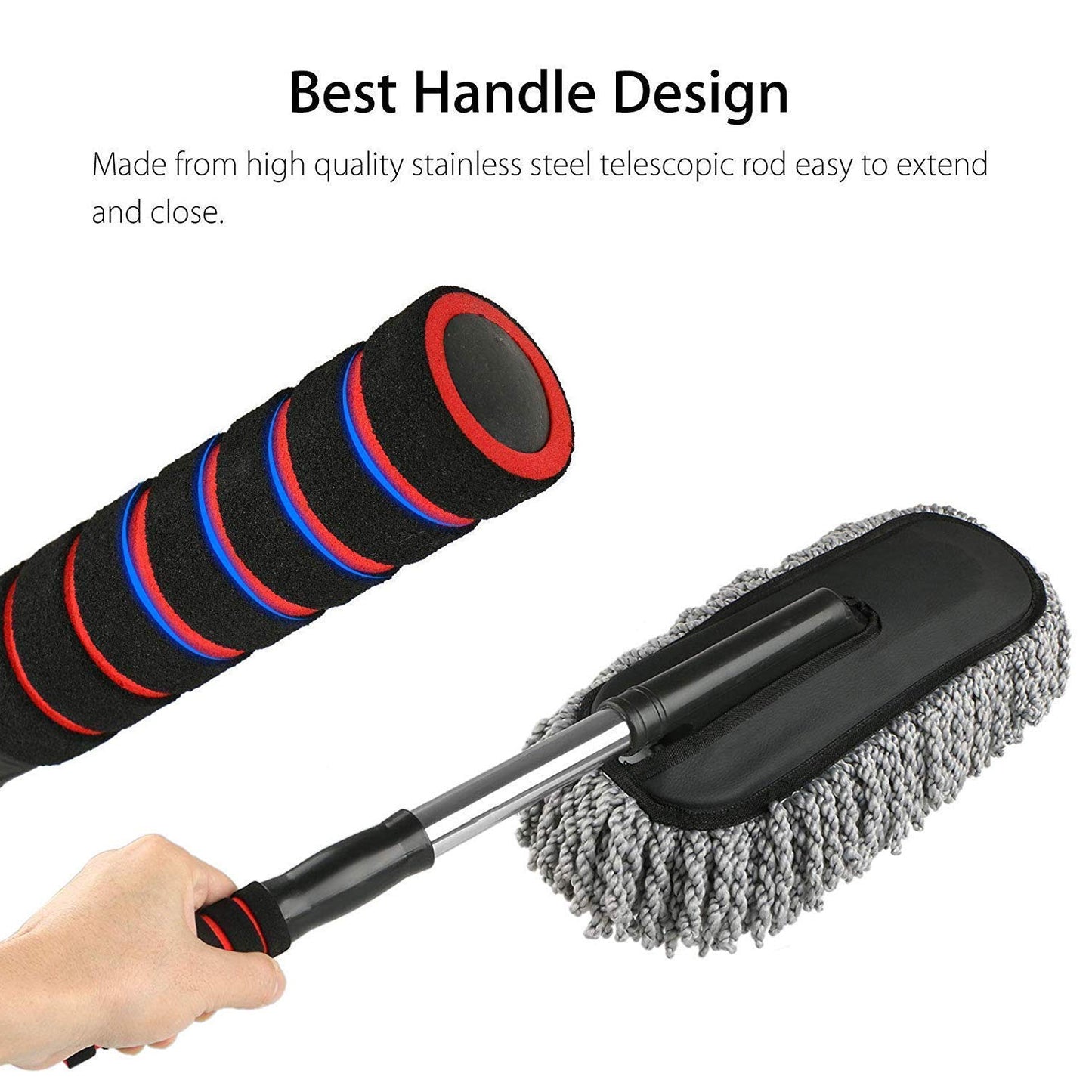 Car Dust Brush Gentle And Efficient Cleaning Tool For Interior And Exterior (1 Pc) Default Title - Anthro Bazaar