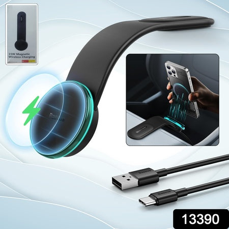 Car Mount Charger 15w Wireless Car Charger Phone Holder (1 Set) Default Title - Anthro Bazaar