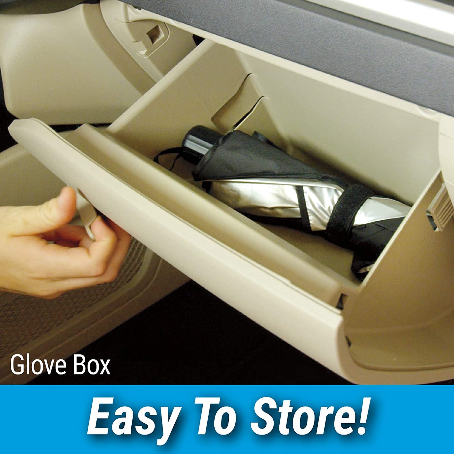 0519 Windshield Umbrella Sun Shade Cover Visor Sunshades Reviews Automotive Front Sunshade Fits Foldable Windshield Brella Various Heat Insulation Shield For Car Default Title - Anthro Bazaar