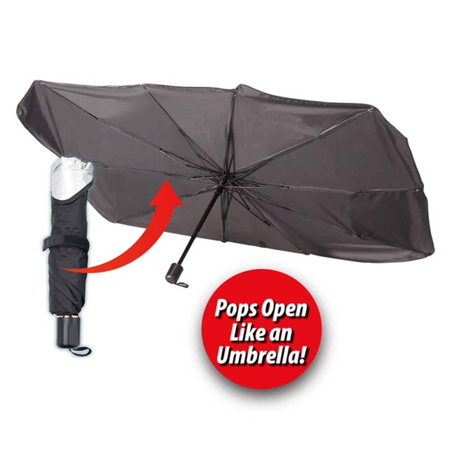 0519 Windshield Umbrella Sun Shade Cover Visor Sunshades Reviews Automotive Front Sunshade Fits Foldable Windshield Brella Various Heat Insulation Shield For Car Default Title - Anthro Bazaar