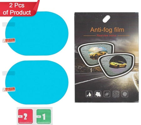7552 Anti Fog Anti Scratch Interior Rearview Car Mirror Film Waterproof Hd Clear Protective Sticker Film For Safe Driving Car Mirrors Side Windows Default Title - Anthro Bazaar