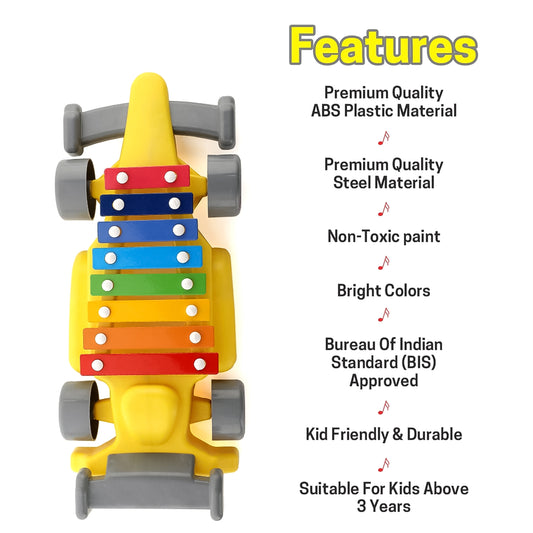 Musical Car Piano Xylophone Toy Plastic Car Xylophone (1 Set) Default Title - Anthro Bazaar