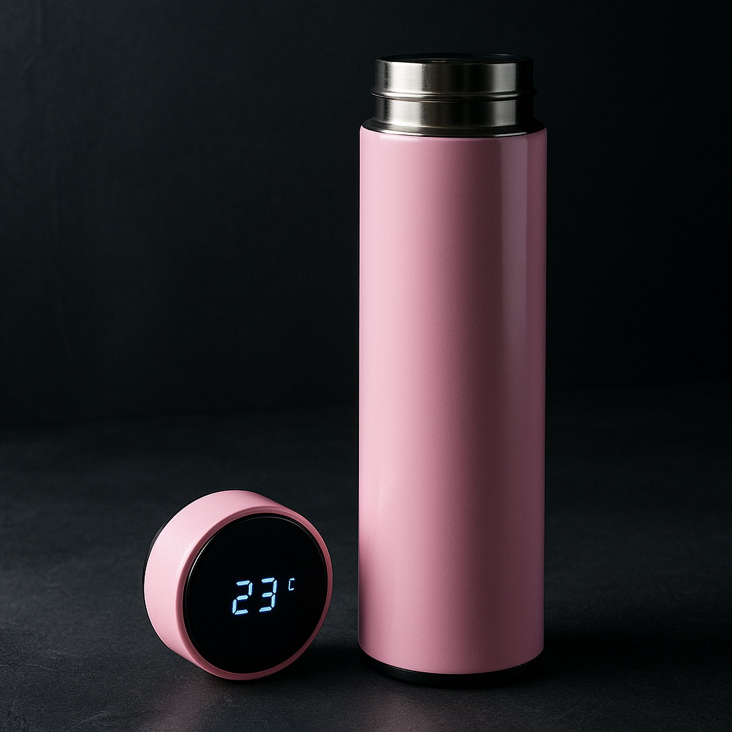 Pink Vacuum Insulated Water Bottle (1 Pc 500ml) Default Title - Anthro Bazaar