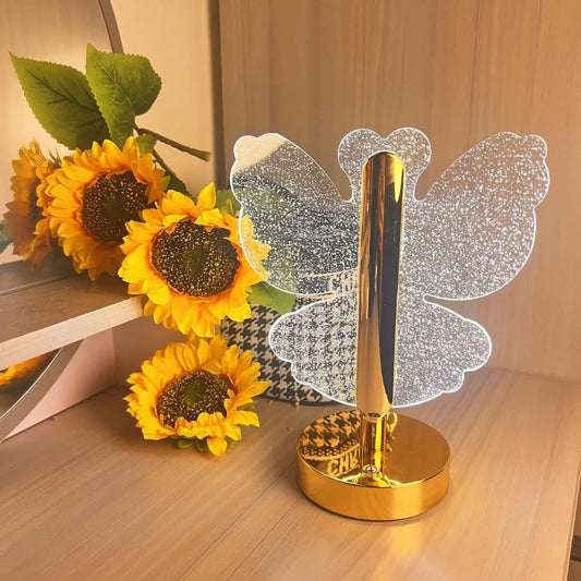 Four-Leaf Clover Crystal Table Lamp – Luxury, Elegance & Good Luck in One