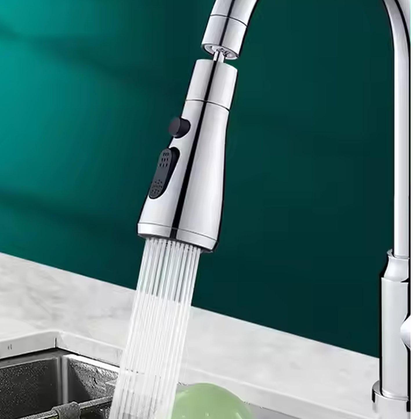 Kitchen Faucet 3-function Pull Down Sink Sprayer (1 Pc) Default Title - Anthro Bazaar