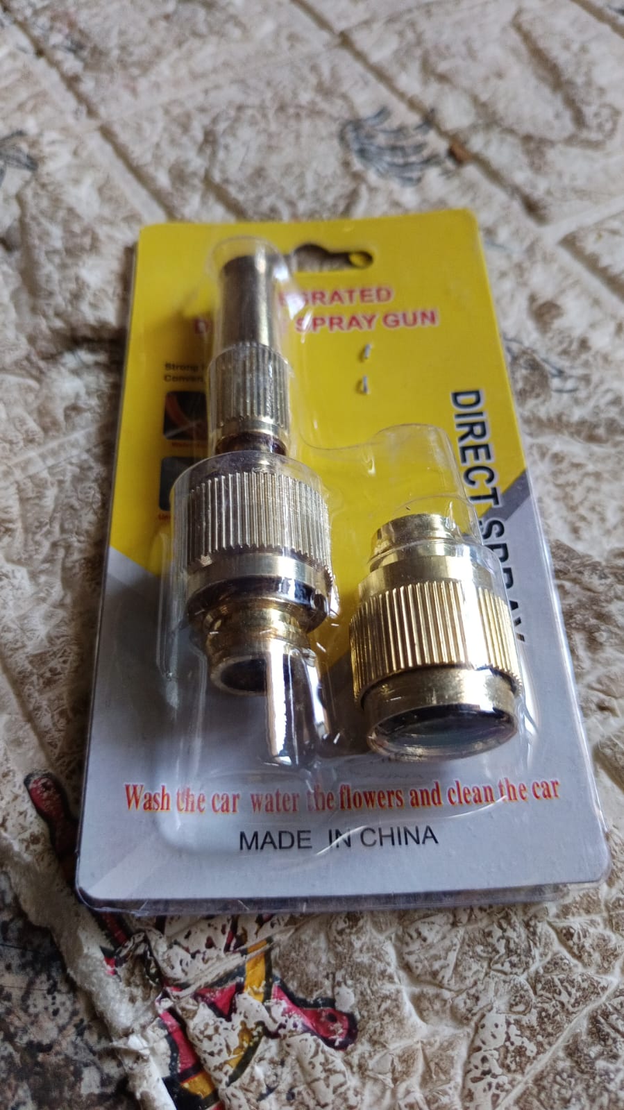 7588 Water Spray Nozzle For Water Pipe Booster Nozzle For Car Wash Nozzle With High Pressure Water Adjustable Brass Nozzle Water Spray Gun For Gardening Watering Tools Default Title - Anthro Bazaar