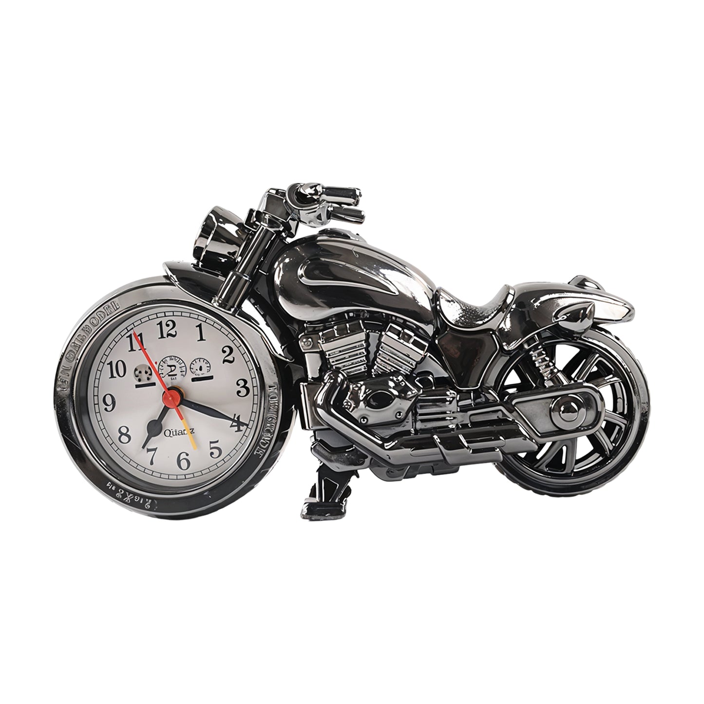 Motorcycle Alarm Clock Motor Table Clock For Home Decor (1 Pc) Default Title - Anthro Bazaar