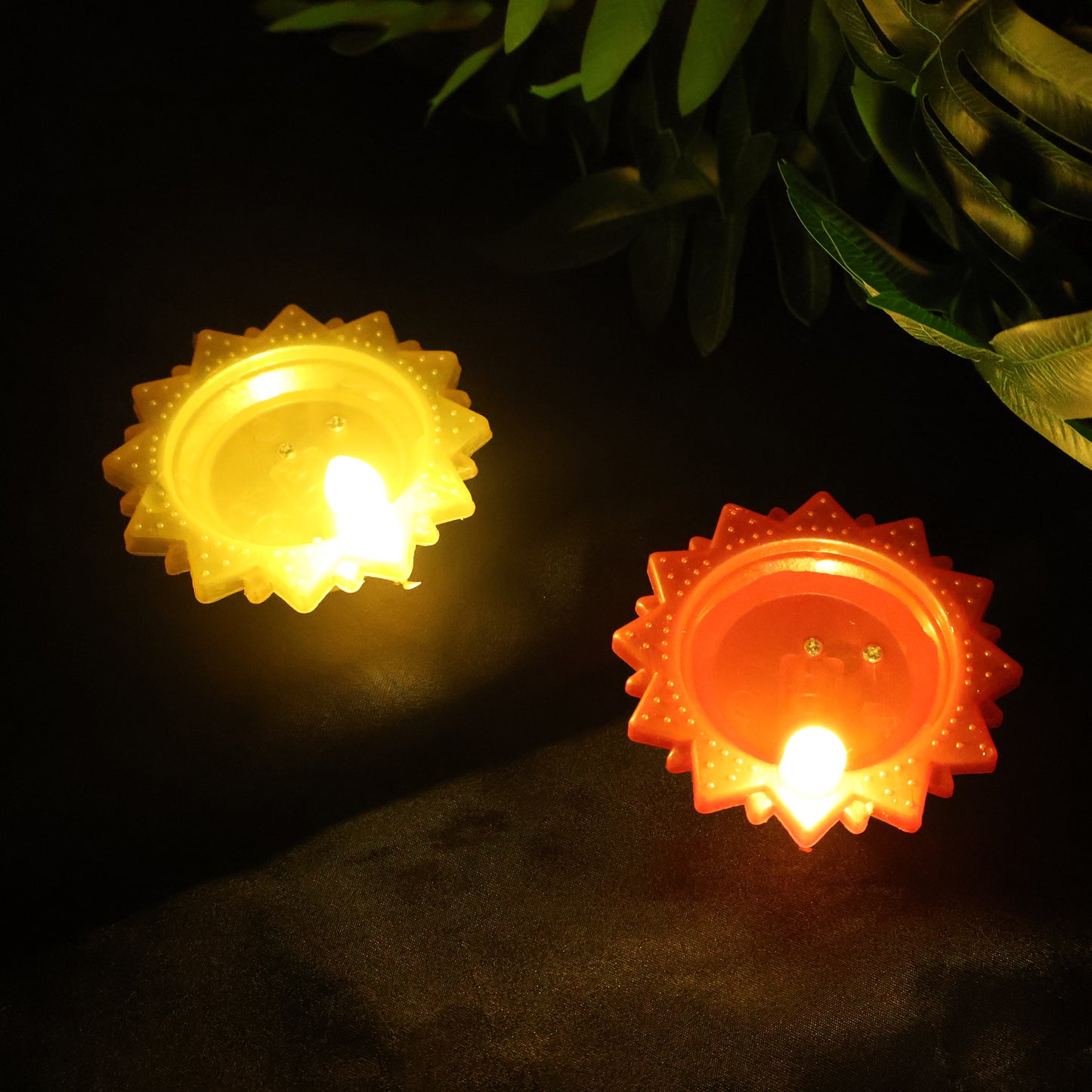 AquaGlow™ 6 Pc Water Sensor LED Diya – Automatic On/Off Flameless Festival Lamps
