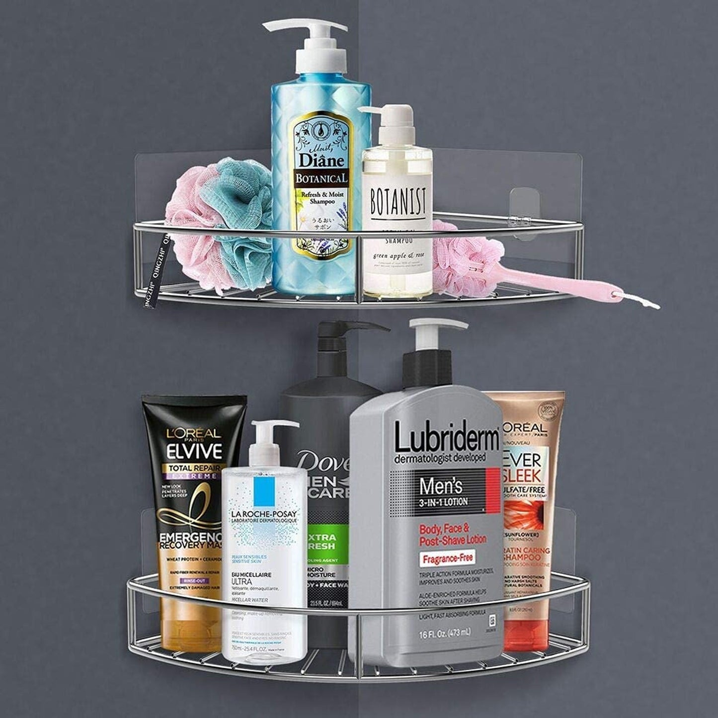 9010 1 Pc Shower Caddy Corner For Holding And Storing Various Household Stuffs And Items Etc. Default Title - Anthro Bazaar