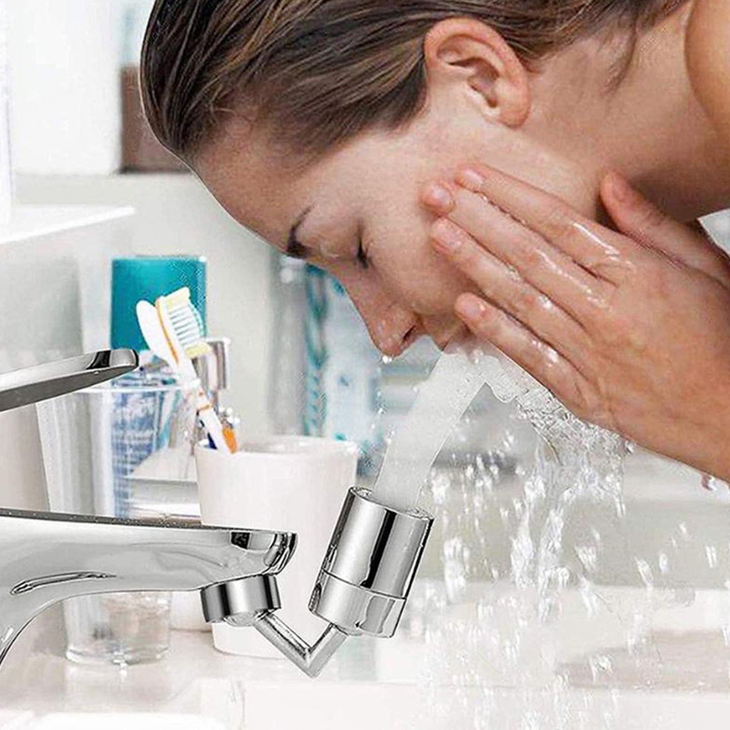 9089 Splash Filter Faucet Sink Faucet Sprayer Head Suitable For Kitchen Bathroom Faucet Default Title - Anthro Bazaar