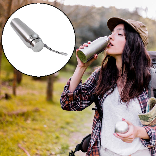 Stainless Steel Double Wall Vacuum-insulated Drink Water Bottle (1000 Ml) Default Title - Anthro Bazaar