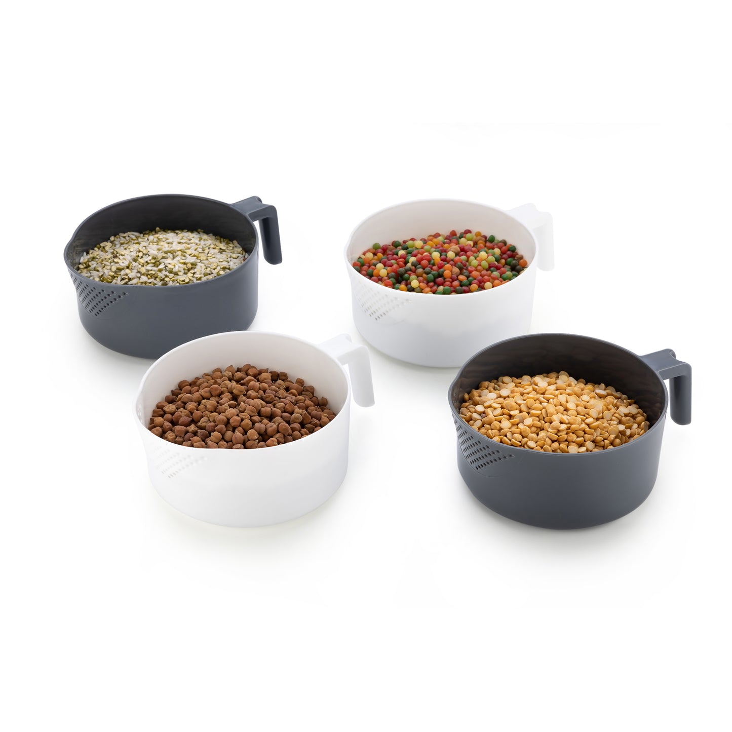 0127 4in1 Rice Dispenser Grain Storage Container Household Cereal Dispenser Default Title - Anthro Bazaar