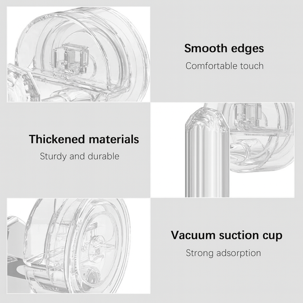 CrystalGrip™ Suction Door Handle Default Title - Anthro Bazaar