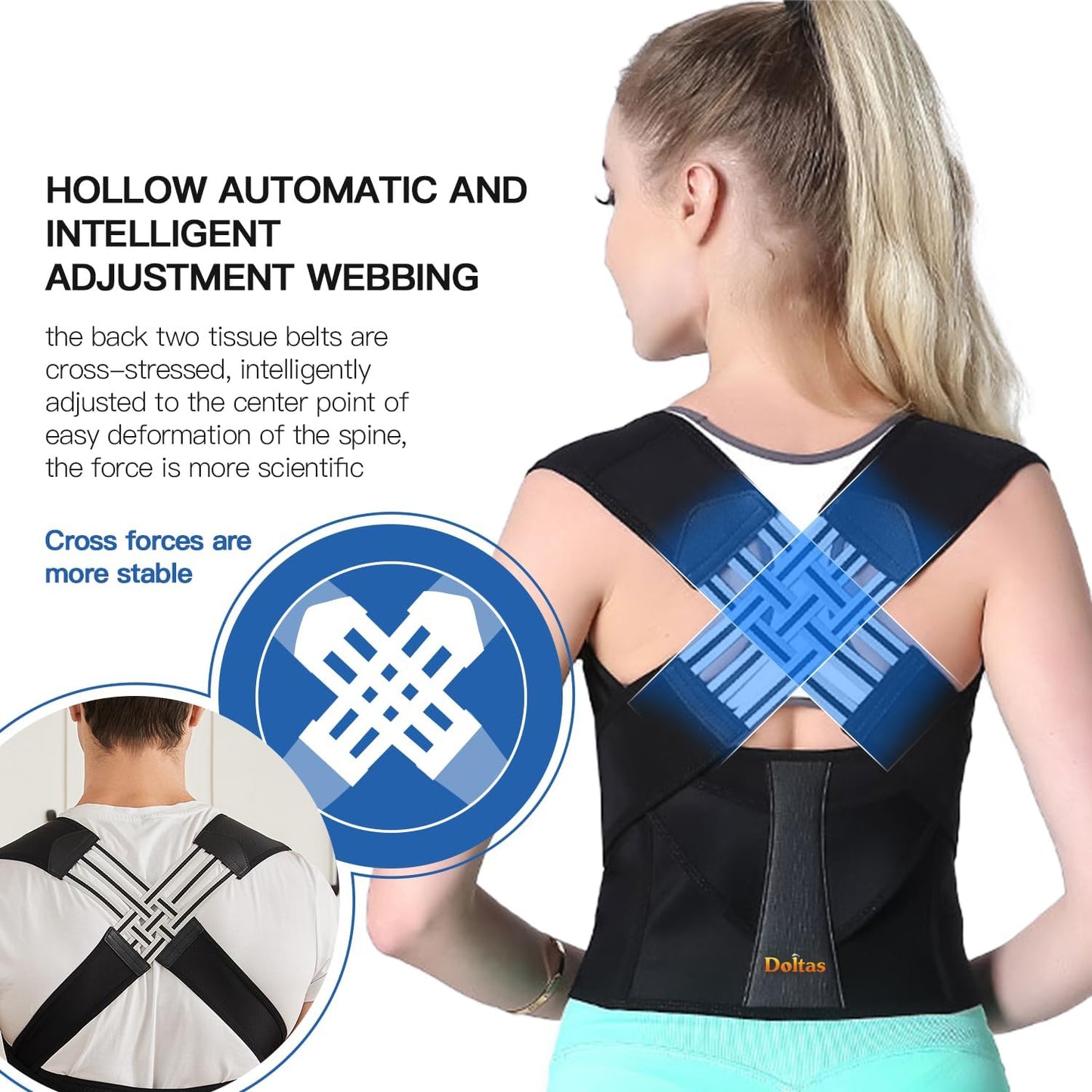 SpineAlign™ Adjustable Posture Corrector Default Title - Anthro Bazaar