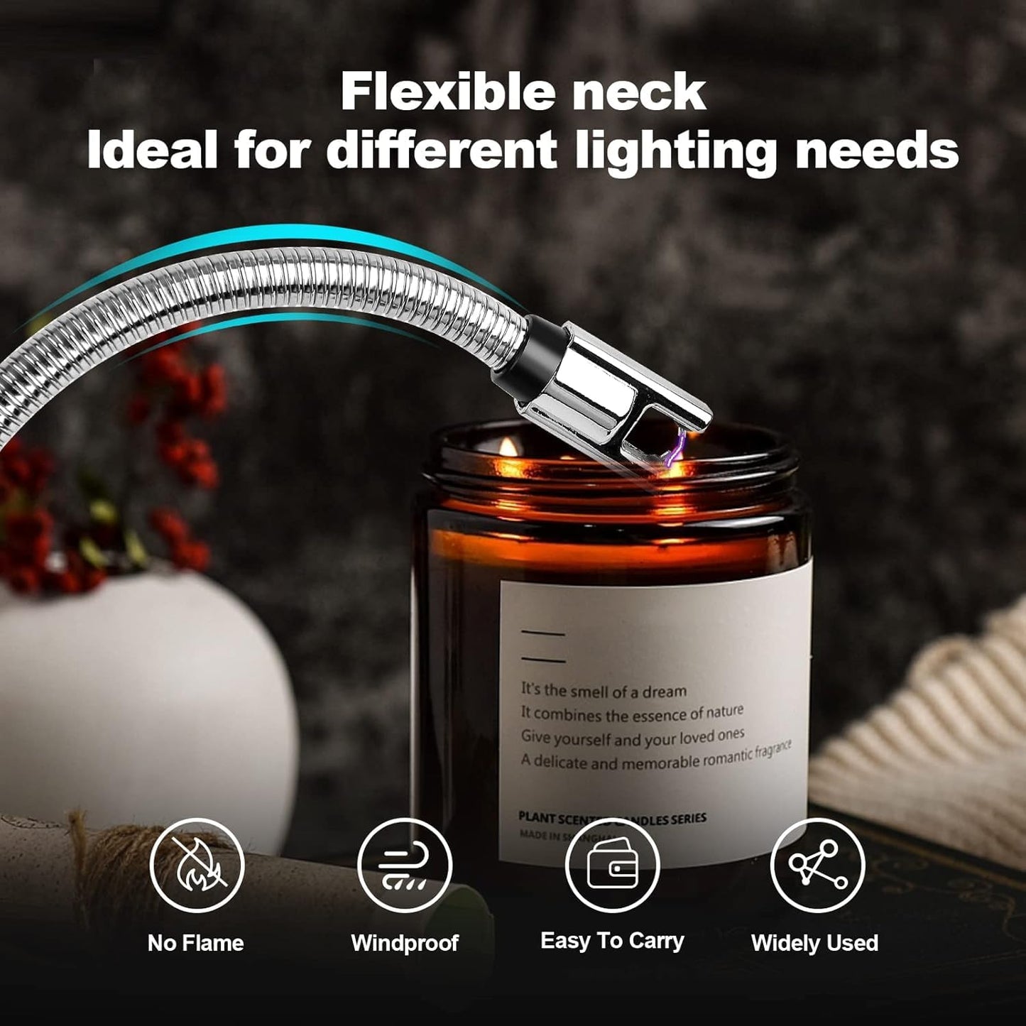 FlameFlex™ USB Rechargeable Arc Lighter Default Title - Anthro Bazaar