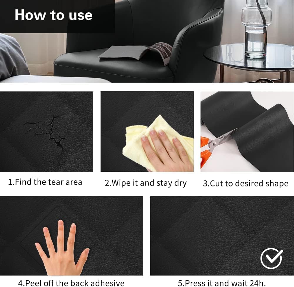 FixFlex™ Leather Repair Tape Kit (BLACK) Default Title - Anthro Bazaar