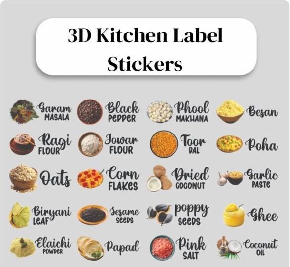 MasalaMark™ (Pack of 60 Stickers) Default Title - Anthro Bazaar