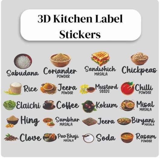 MasalaMark™ (Pack of 60 Stickers) Default Title - Anthro Bazaar