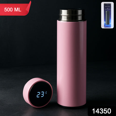 Pink Vacuum Insulated Water Bottle (1 Pc 500ml) Default Title - Anthro Bazaar