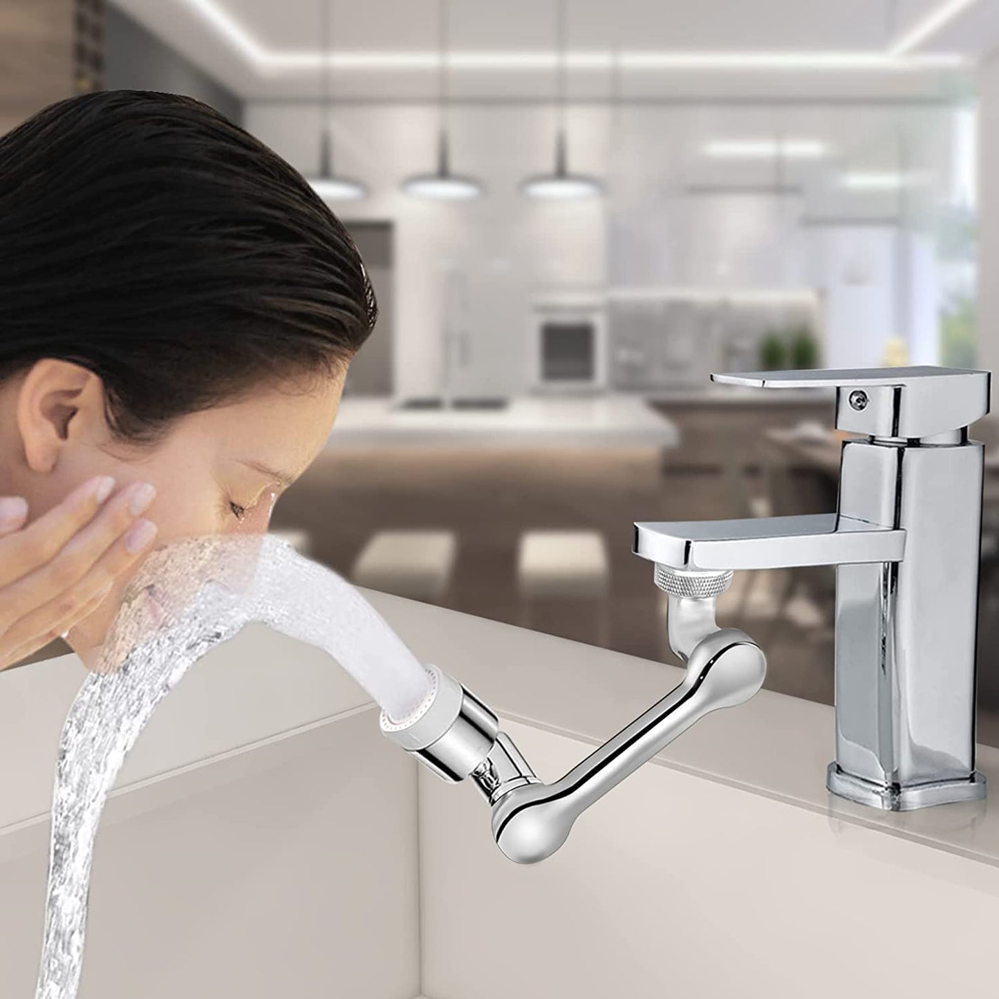 Universal Faucet Extension Splash-proof Nozzle (1 Pc) Default Title - Anthro Bazaar