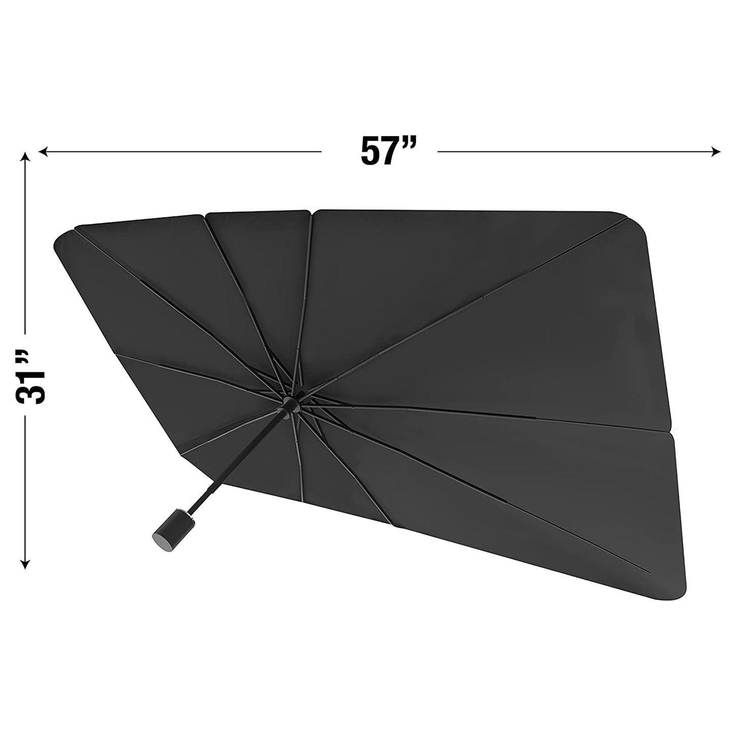 0519 Windshield Umbrella Sun Shade Cover Visor Sunshades Reviews Automotive Front Sunshade Fits Foldable Windshield Brella Various Heat Insulation Shield For Car Default Title - Anthro Bazaar