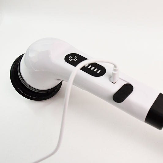 7-in-1 Electric Spin Scrubber Cleaning Brush With Extension Handle (1 Set | 25W)