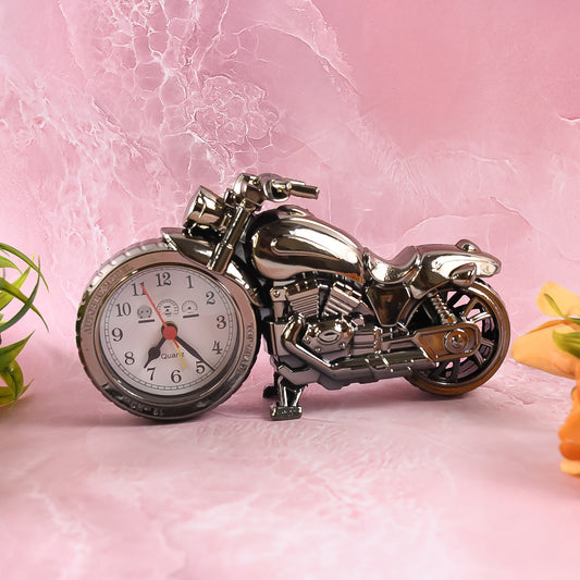 Motorcycle Alarm Clock Motor Table Clock For Home Decor (1 Pc) Default Title - Anthro Bazaar