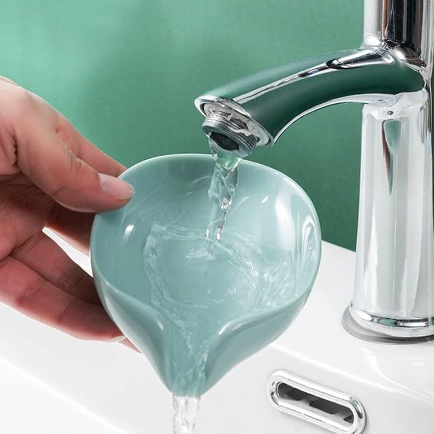 Soap Holder Stand Self Draining Soap Dish Holder Soap Box (1 Pc) Default Title - Anthro Bazaar