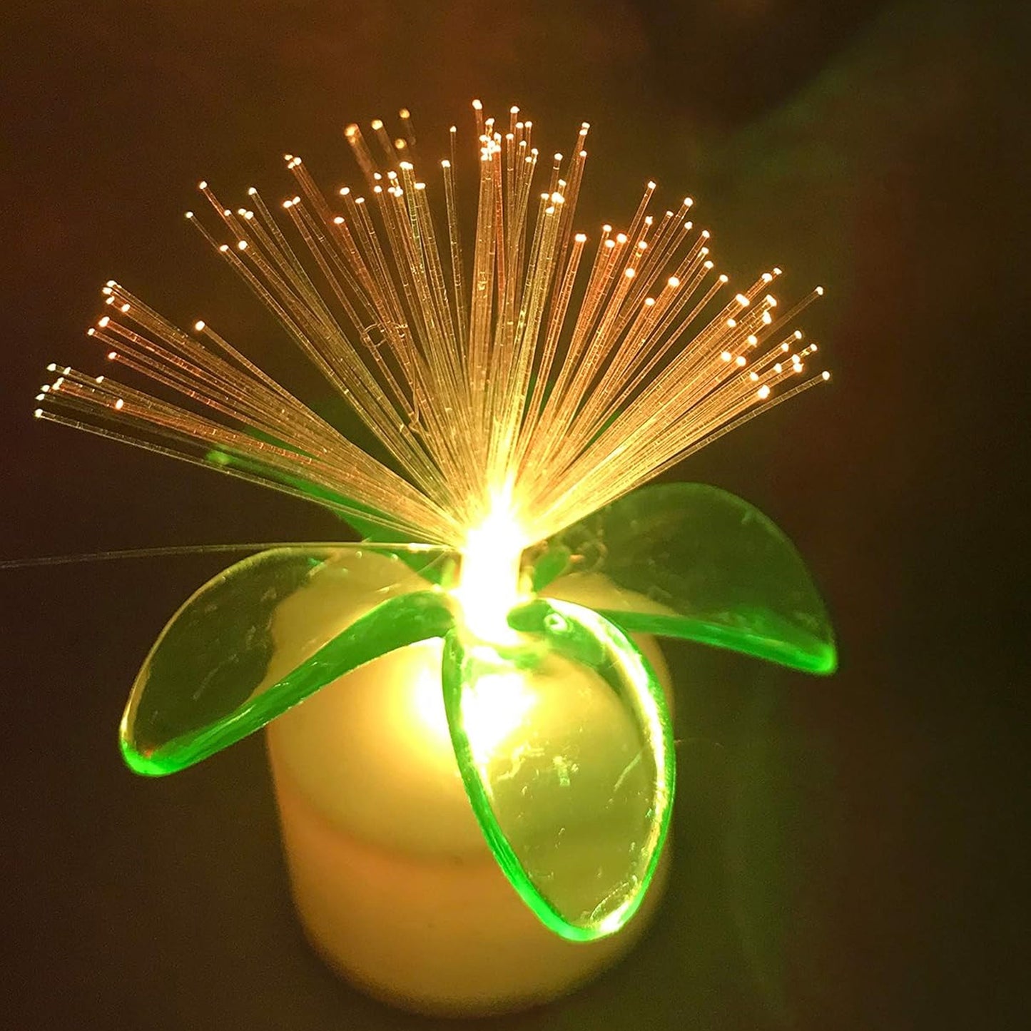 6237 Fiber Optic Light Mini Color Change Led Table Centerpieces Light Up Candle - Pack Of 12 Default Title - Anthro Bazaar