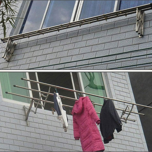 Wall Mounted Clothes Rail Drying Rack