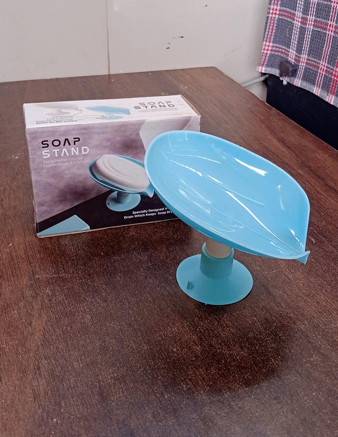 Soap Holder Stand Self Draining Soap Dish Holder Soap Box (1 Pc) Default Title - Anthro Bazaar