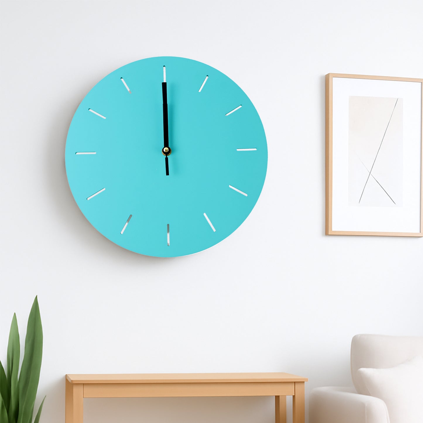 Contemporary Minimal Wall Clock (1 Pc) Default Title - Anthro Bazaar