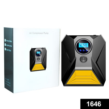 1646 Digital Car Tyre Inflator Portable Air Compressor Pump Default Title - Anthro Bazaar