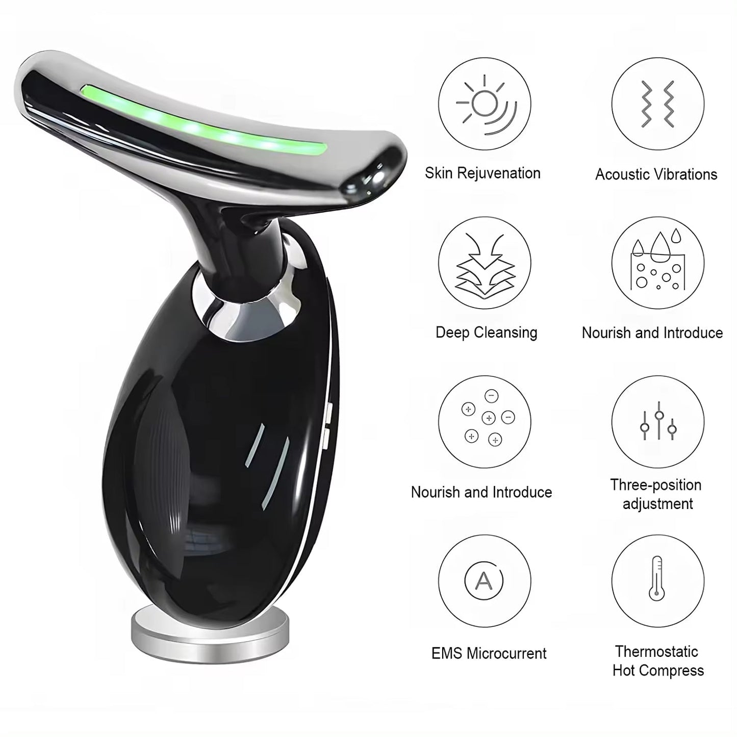 Neck Face Massager Firming Wrinkle Removal Tool (Neck Wrinkle Removal Tool 1 Pc) Default Title - Anthro Bazaar