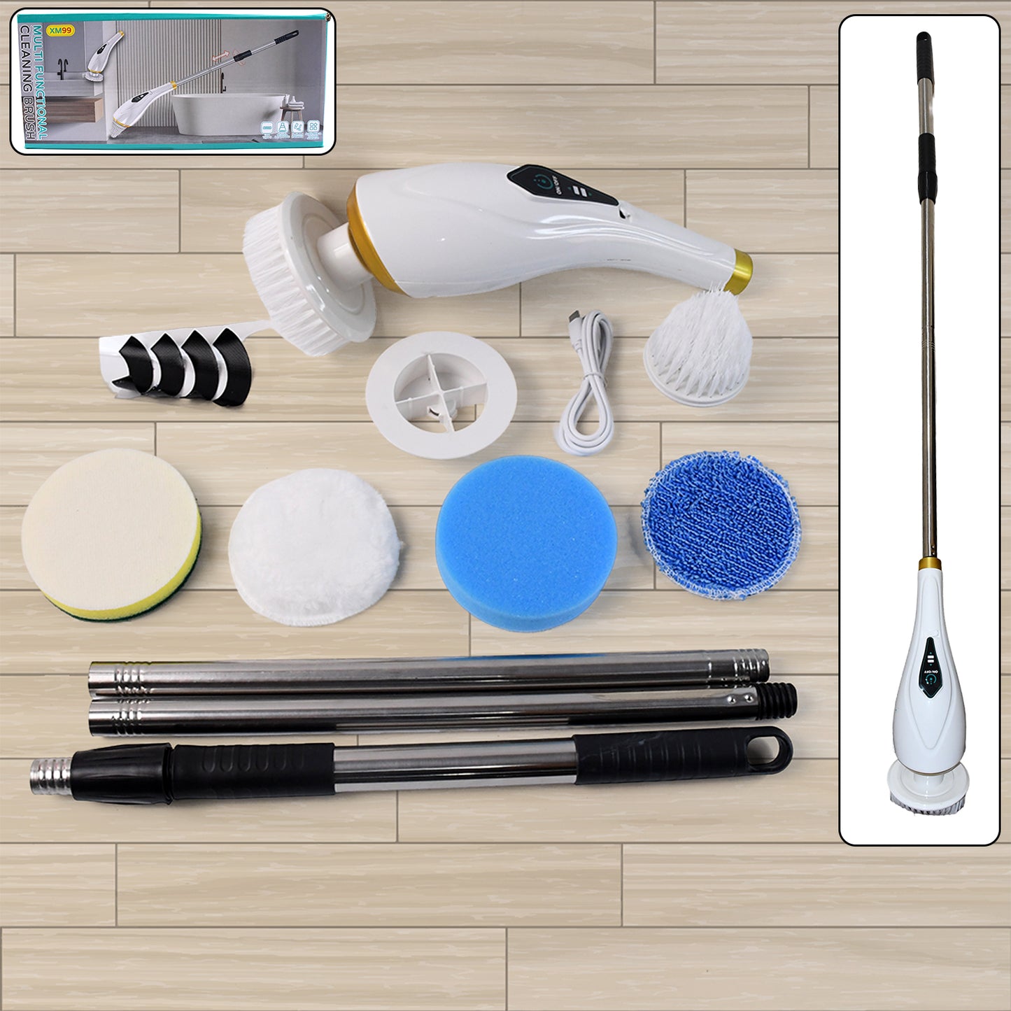 Electric Spin Scrubber (11 In 1) Default Title - Anthro Bazaar