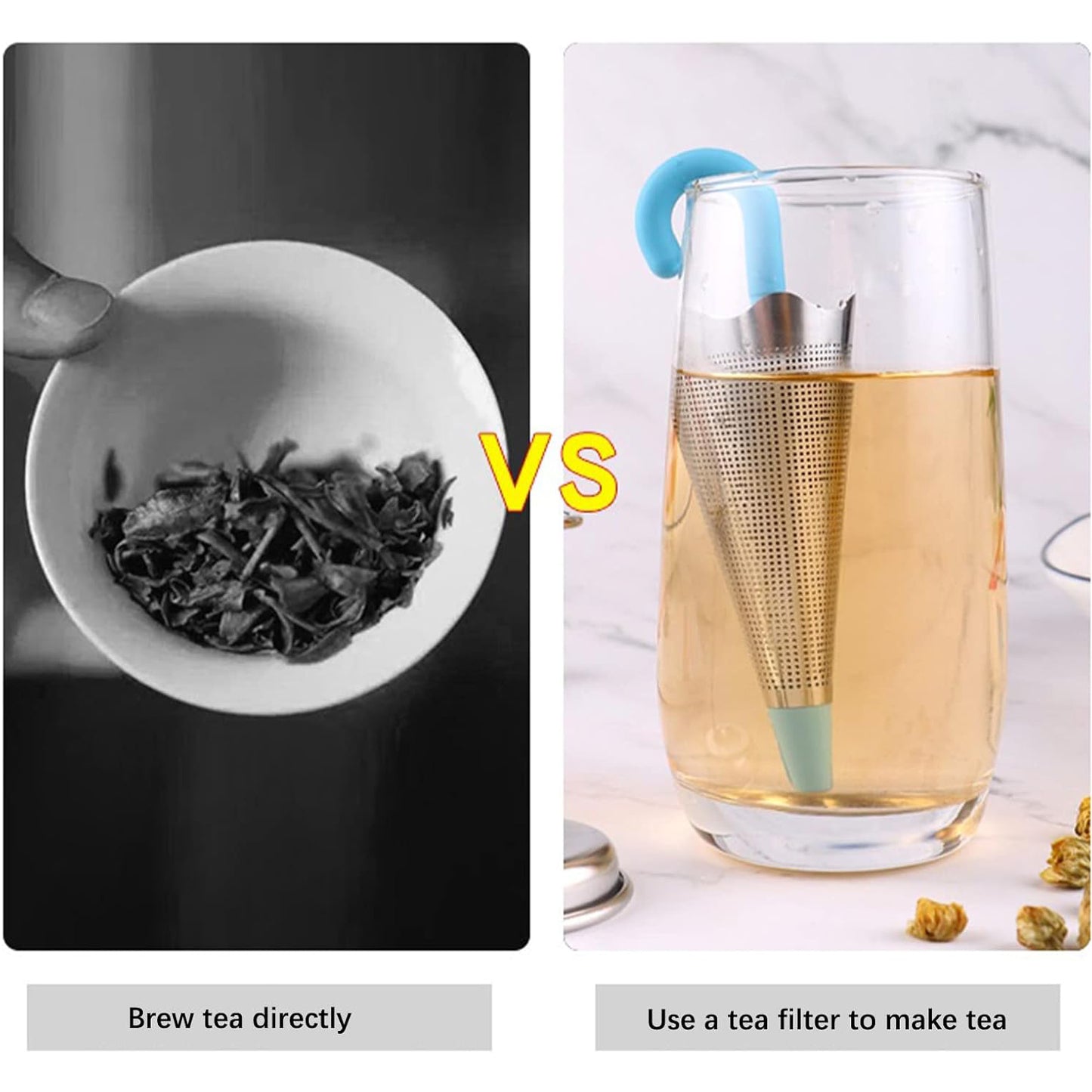 Reusable Cute Umbrella Tea Strainer With Tray Stand (1 Pc) Default Title - Anthro Bazaar