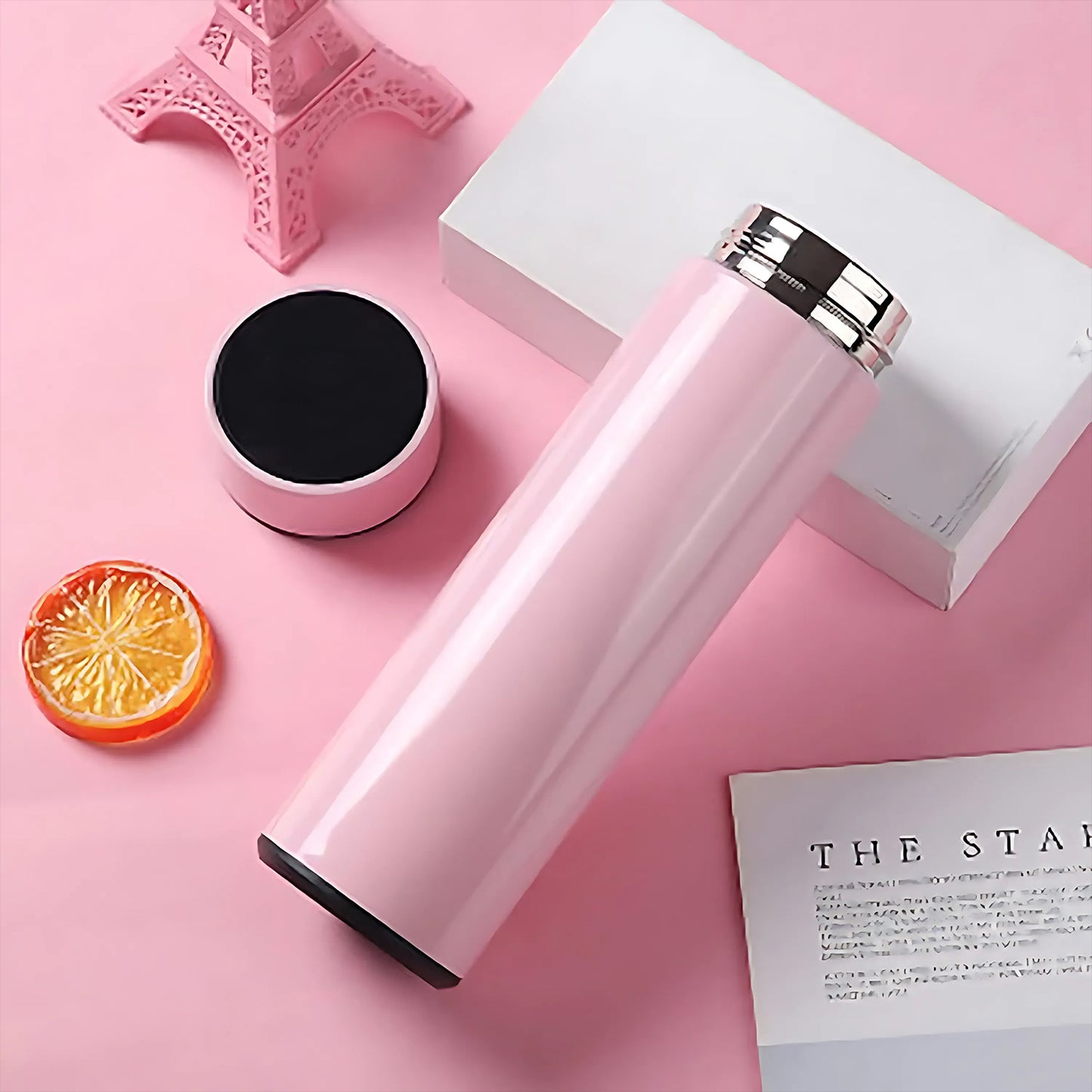 Pink Vacuum Insulated Water Bottle (1 Pc 500ml) Default Title - Anthro Bazaar