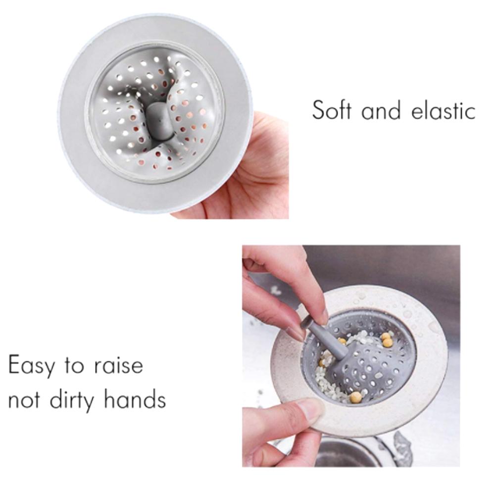 1120 Silicon Sink Strainer Kitchen Drain Basin Basket Sink Drainer Default Title - Anthro Bazaar