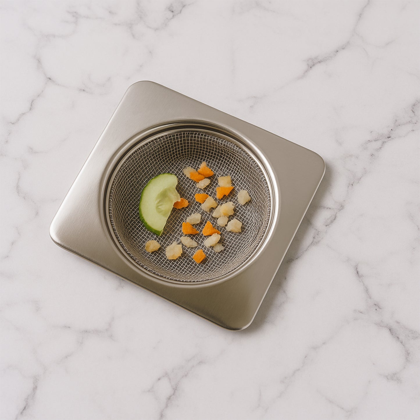 Stainless Steel Square Sink Strainer (1 Pc) Default Title - Anthro Bazaar