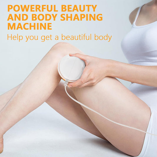 7293 Body Massager Shaping Machine Body Sculpting Massager With 3 Washable Pads Adjustable Speeds Electric Handheld Massager For Belly Waist Legs Arms Butt (1 Pc) Default Title - Anthro Bazaar