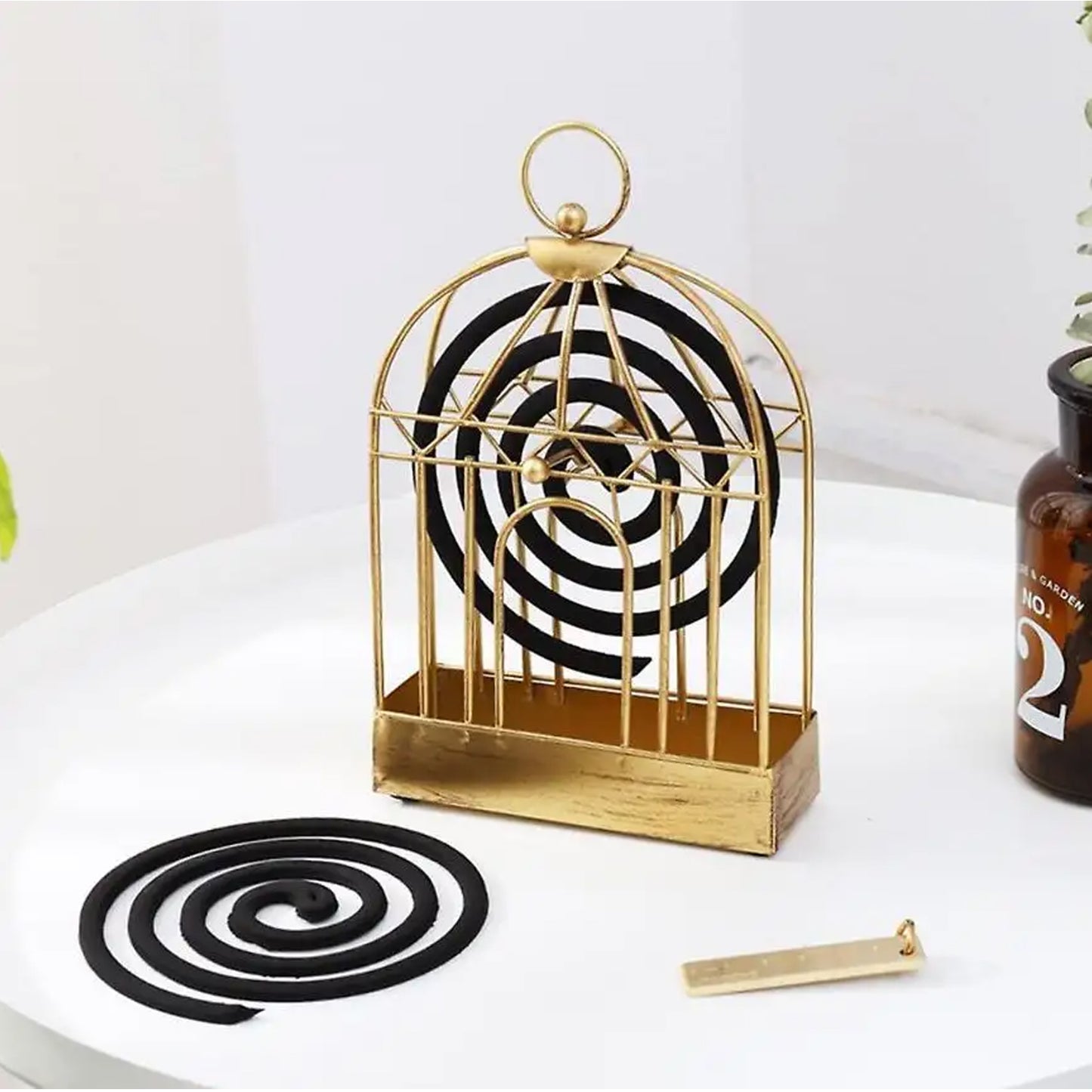 7395 Mosquito Coil Holder Vintage Style Durable Household Mosquito Stand For Office Home Default Title - Anthro Bazaar