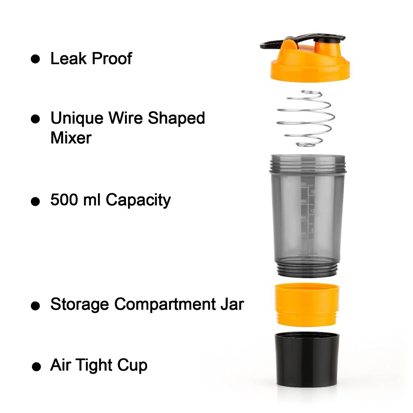 4857 Gym Shaker Bottle Shakers For Protein Shake Default Title - Anthro Bazaar