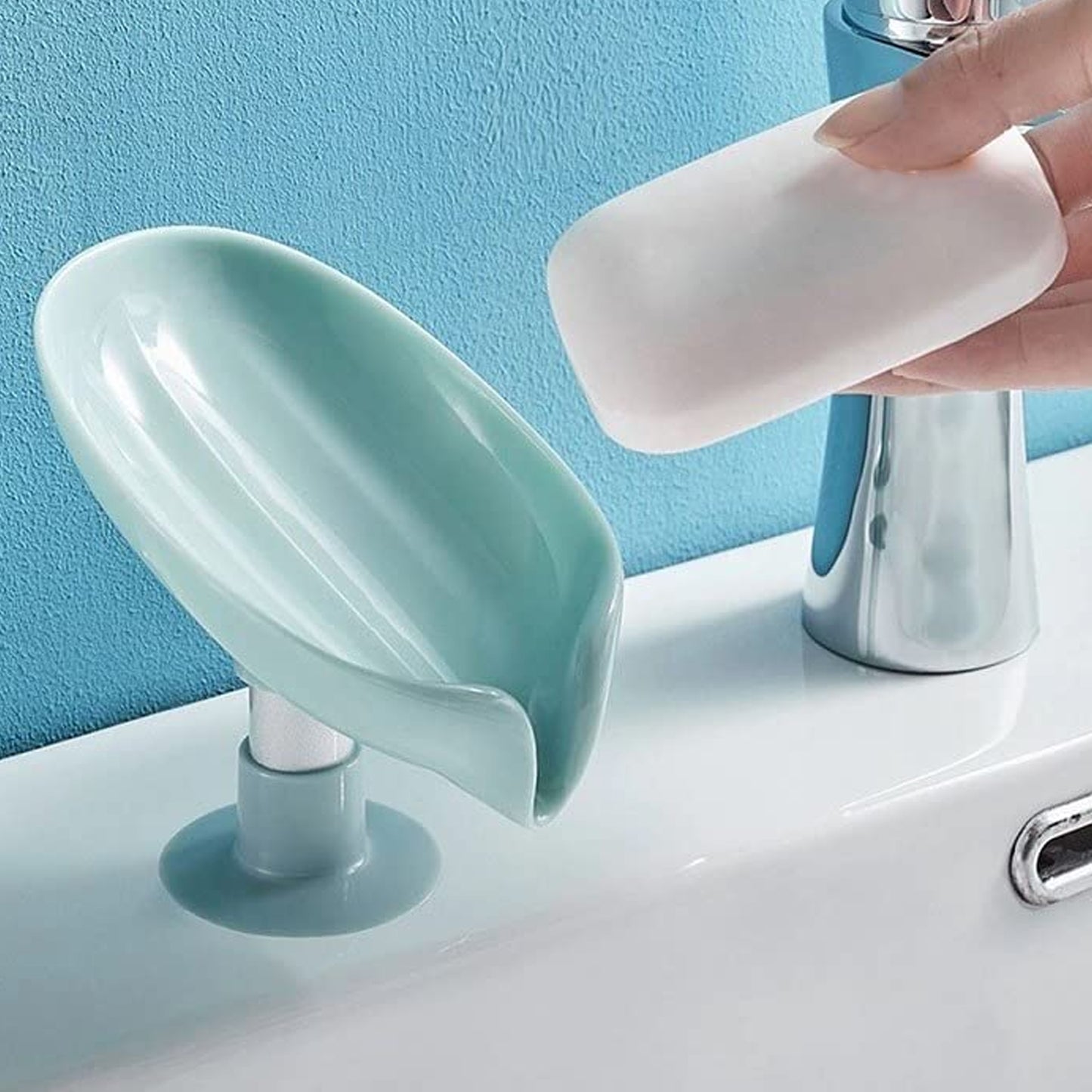 Soap Holder Stand Self Draining Soap Dish Holder Soap Box (1 Pc) Default Title - Anthro Bazaar