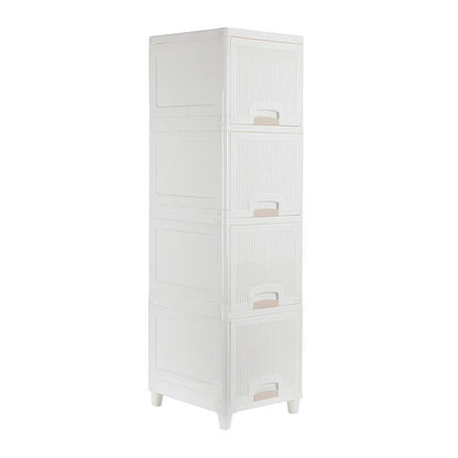 Multipurpose Storage Cabinet Storage Solutions Plastic Drawers Multi Layer Wardrobe Storage Drawers Foldable Multipurpose Drawer Units For Kitchen Bathroom Bedroom Cloth (4 Layer) Default Title - Anthro Bazaar