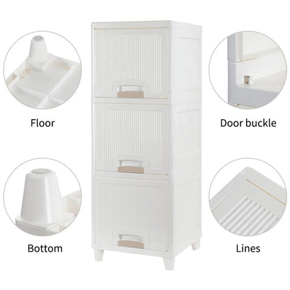 Multipurpose Storage Cabinet Storage Solutions [3 Layers]