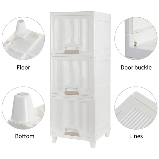Multipurpose Storage Cabinet Storage Solutions [3 Layers]
